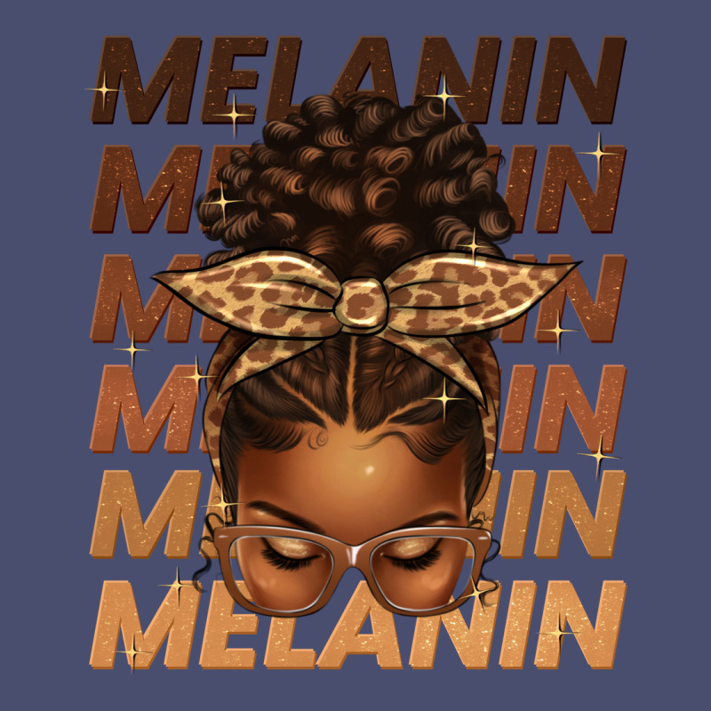 Melanin Afro Messy Bun Vintage Tee by texasbilliewilder | Teevron