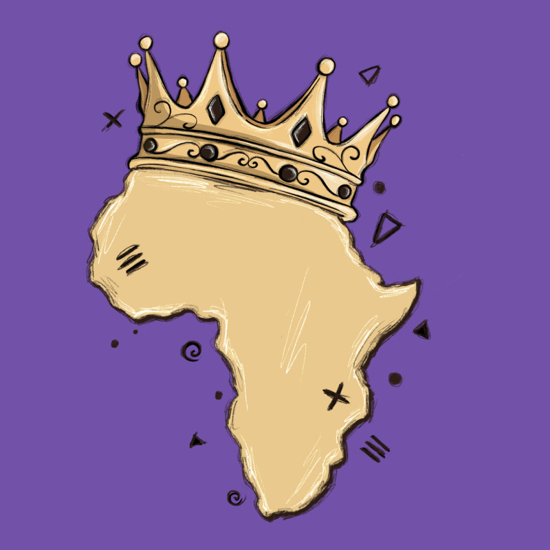 Africa With Crown Premium Sweatshirt by MaliasSmallBusiness | Teevron