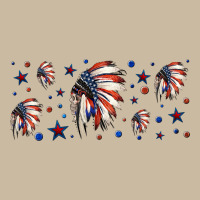 Patriotic Native American Headdress 16oz Libbey Cup Long Sleeve Tee | Teevron