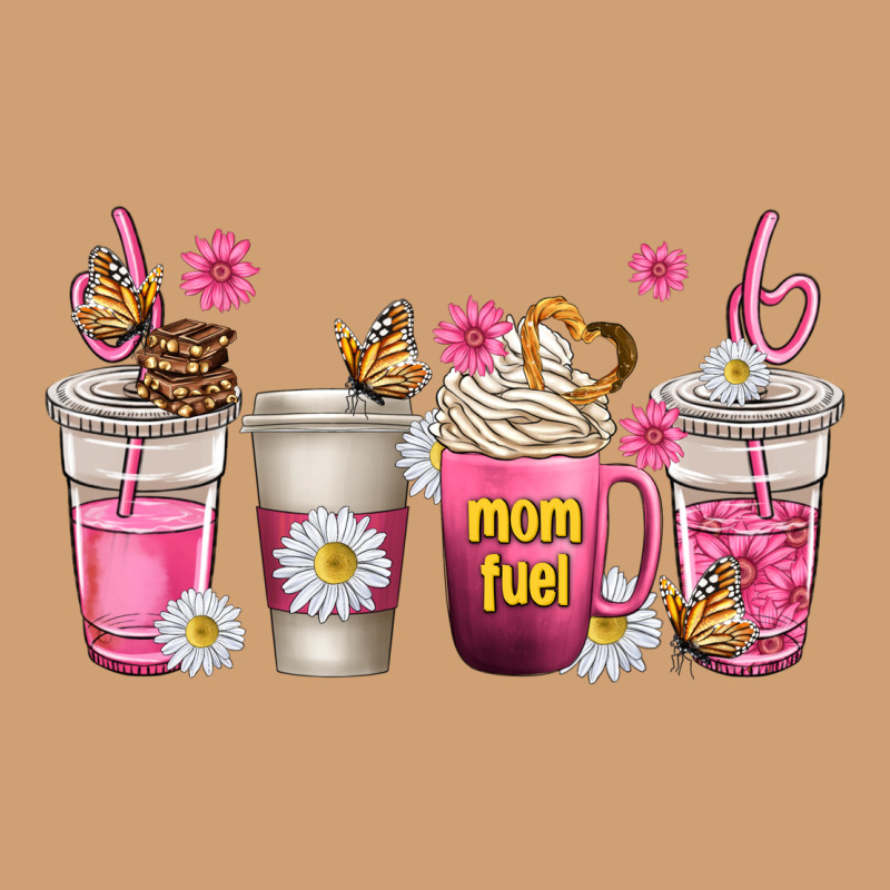 Mom Fuel Coffee Cups Vintage Tee by texasbilliewilder | Teevron