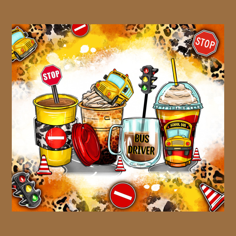 Bus Driver Coffee Cups Vintage Tee by Zillion Design Studio | Teevron