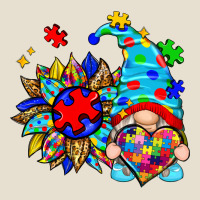 Autism Sunflower Gnome Urban Heavy Tee | Teevron