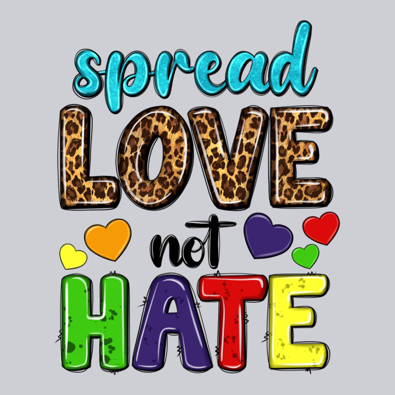 Spread Love Not Hate Heavyweight Sweatshirt by texasbilliewilder | Teevron