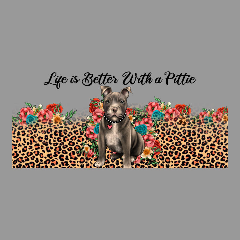 Life Is Better With A Pittie Vintage Hoodie by JahusDesignShop | Teevron