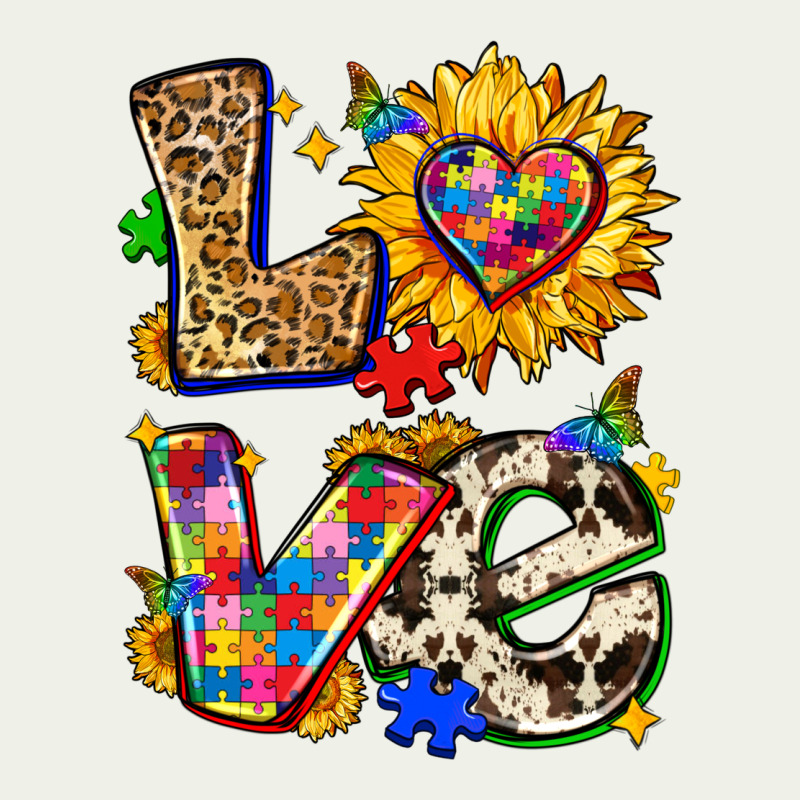 Autism Love Urban Heavy Tee by Zillion Design Studio | Teevron