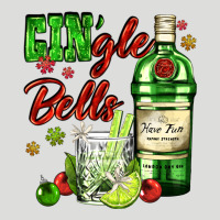 Gin`gle Bells With Bottle And Cocktail Zipper Hoodie | Teevron