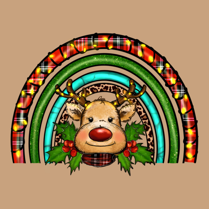 Reindeer Rainbow Christmas Vintage Tee by RanaPortraitStore | Teevron