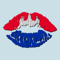Cambodian Flag Lips Ladies Tee | Teevron