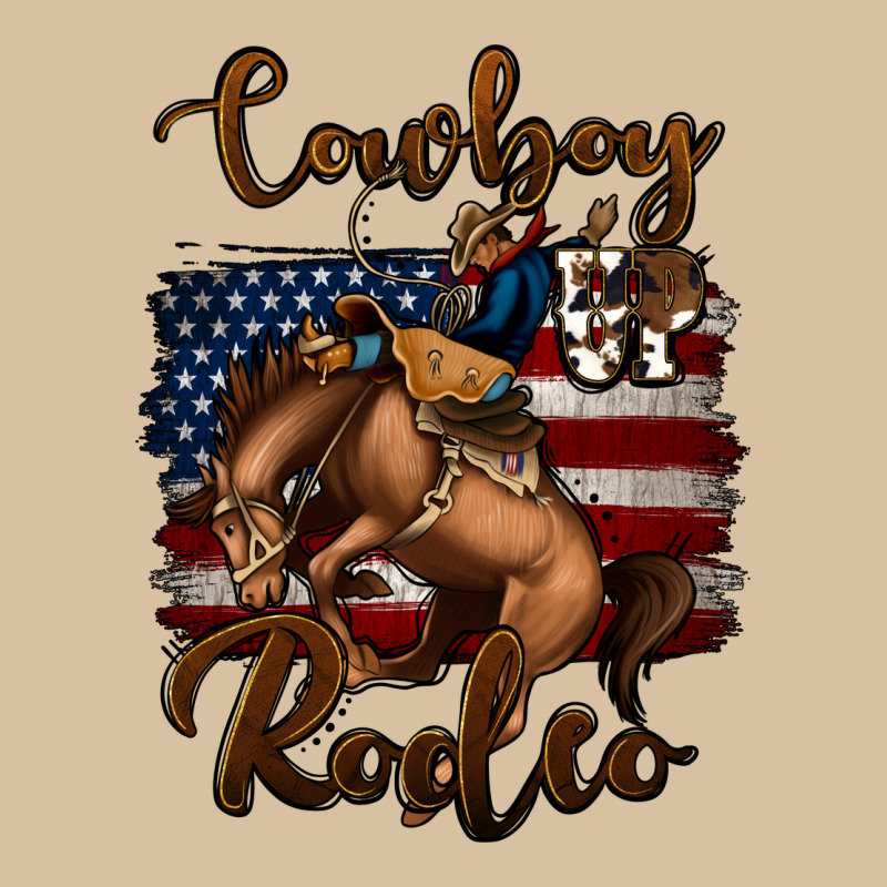 Cowboy Up Rodeo Bucking Bronco Heavyweight Hoodie by Jasminsmagicworld | Teevron