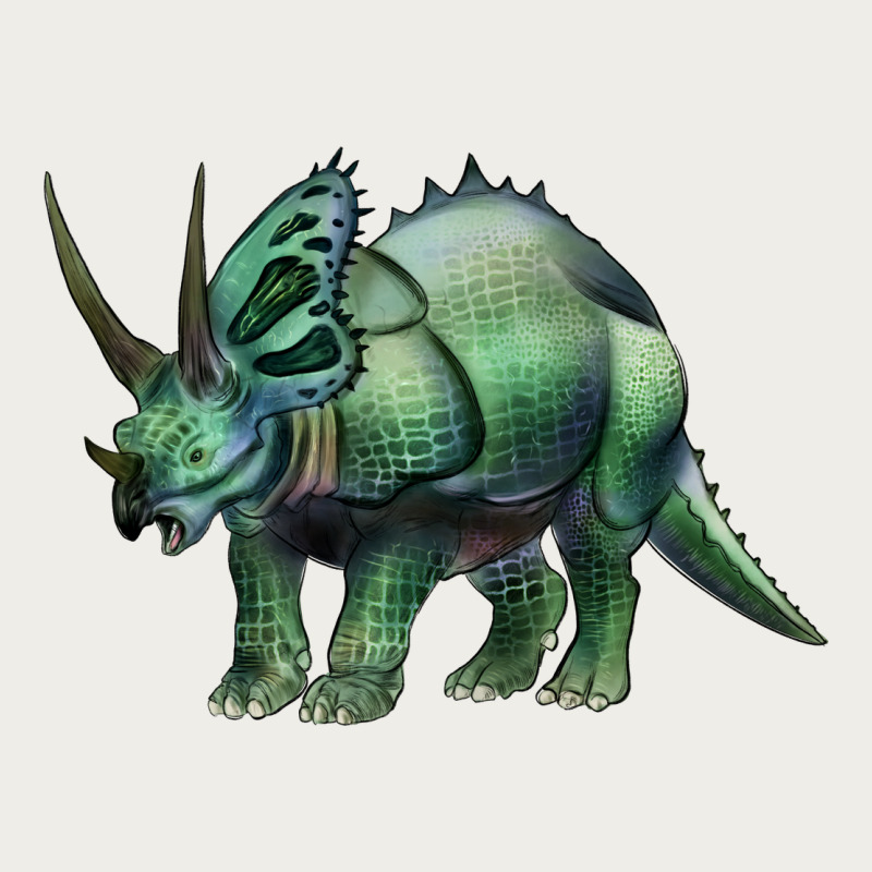 Dinosaur Triceratops Zipper Hoodie by Artiststas | Teevron