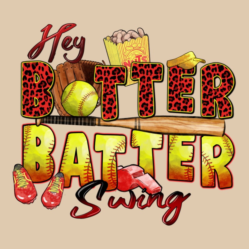 Hey Batter Batter Swing Softball Heavyweight Sweatshirt by Zillion Design Studio | Teevron