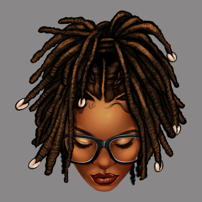 Afro Locs Messy Bun Vintage Tee by texasbilliewilder | Teevron