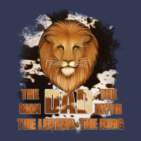 Dad The Man Cowhide Background Heavyweight Hoodie | Teevron
