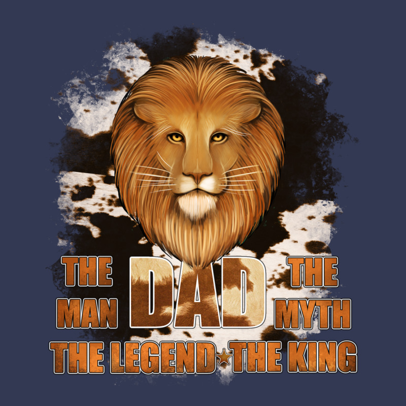Dad The Man Cowhide Background Heavyweight Hoodie by Jasminsmagicworld | Teevron