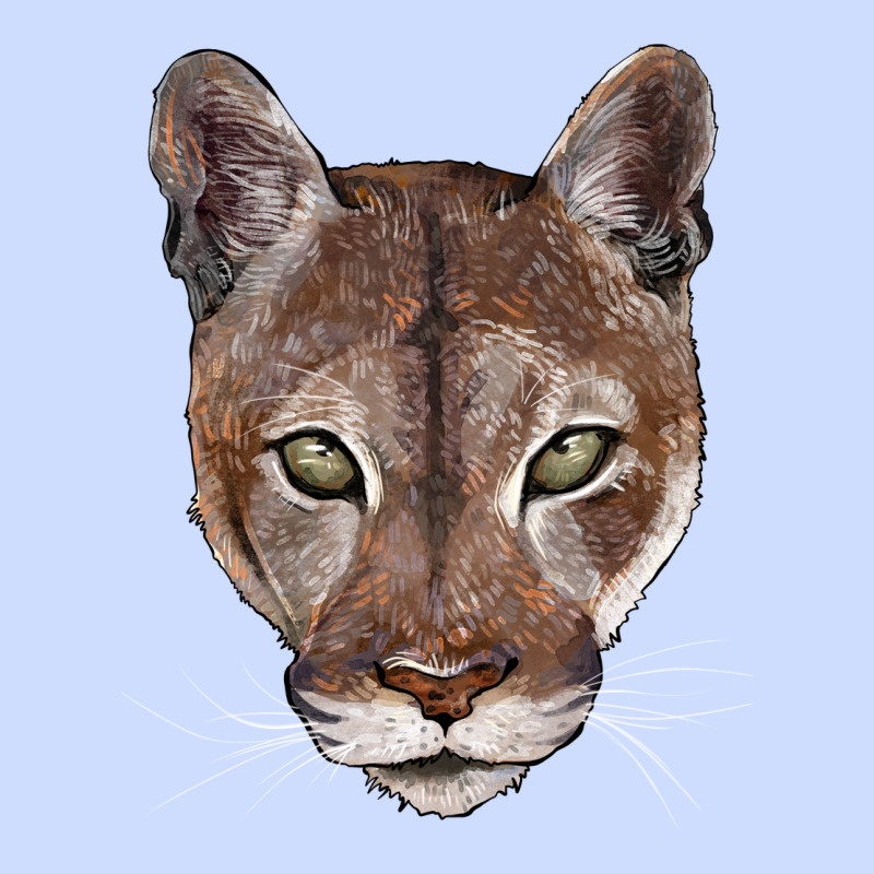 Florida Panther  Face Urban Heavy Tee by BarkalooDesign | Teevron