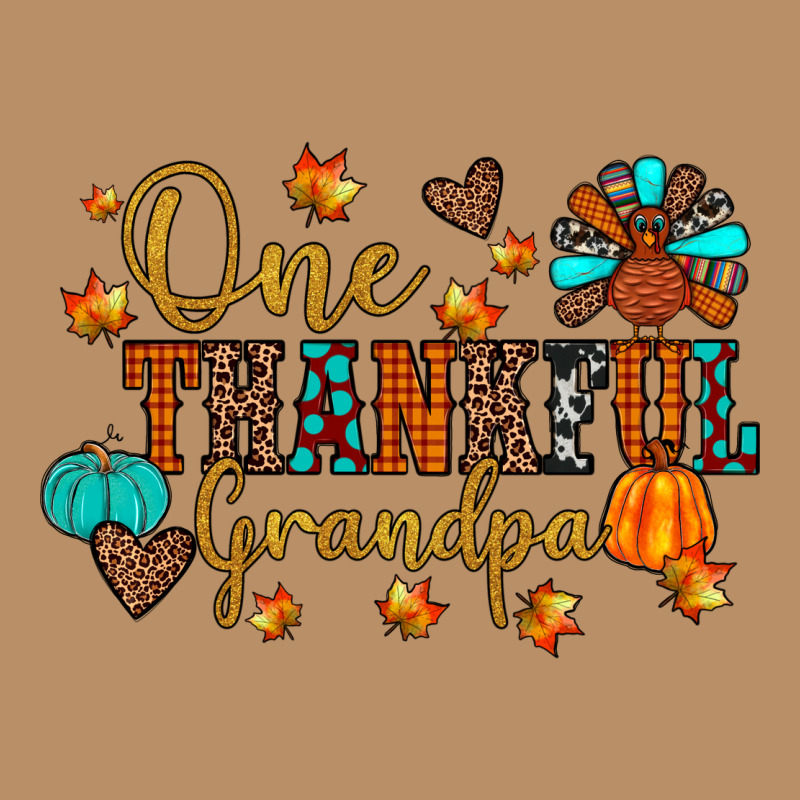 One Thankful Grandpa Vintage Hoodie by JahusDesignShop | Teevron