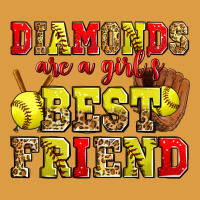 Diamonds Are A Girl's Best Friend Softball Urban Heavy Tee | Teevron