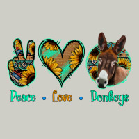 Peace Love Donkeys Heavyweight Hoodie | Teevron
