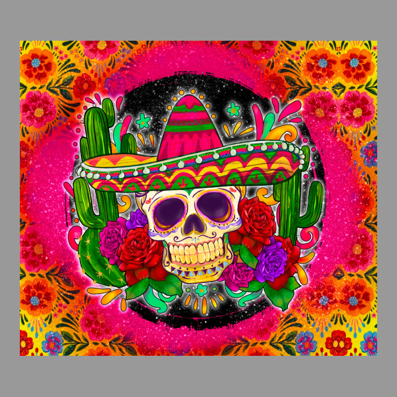 Mexican Skull Vintage Hoodie by Zillion Design Studio | Teevron