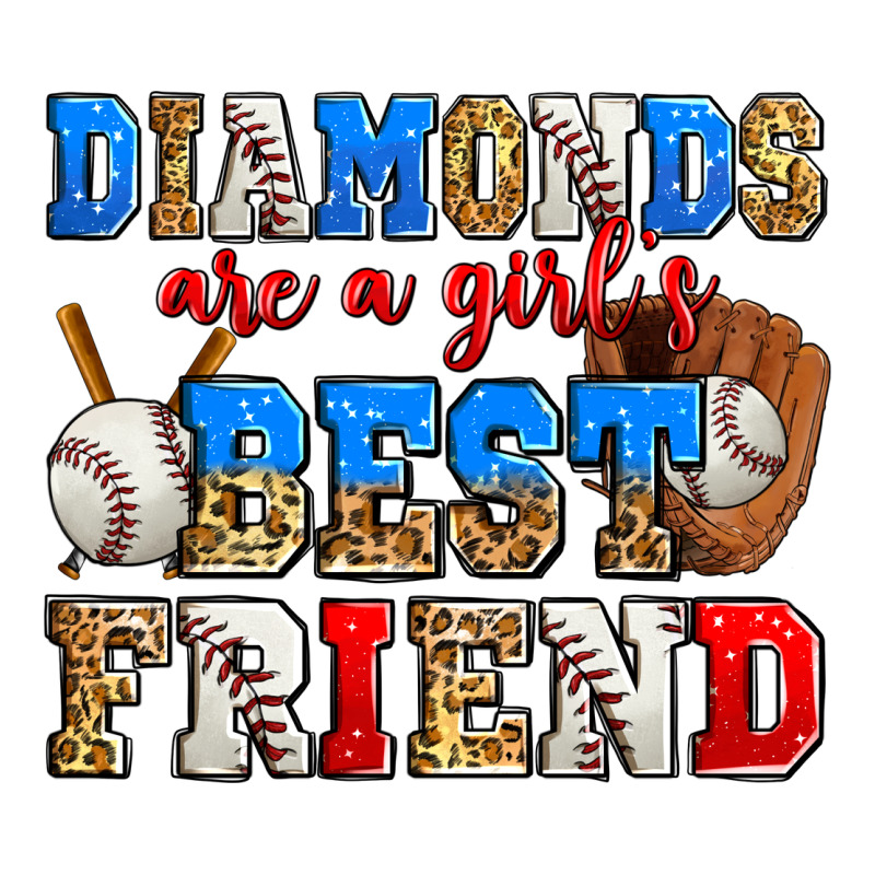 Diamonds Are A Girl's Best Friend Baseball Urban Heavy Tee by Zillion Design Studio | Teevron