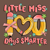 Little Miss 100 Days Smarter Premium Sweatshirt | Teevron