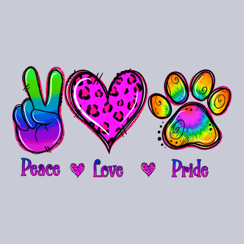 Peace Love Pride Heavyweight Hoodie by Jasminsmagicworld | Teevron