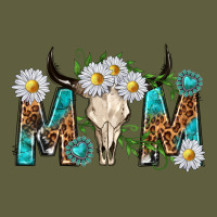 Mom With Bull Skull Vintage Tee | Teevron