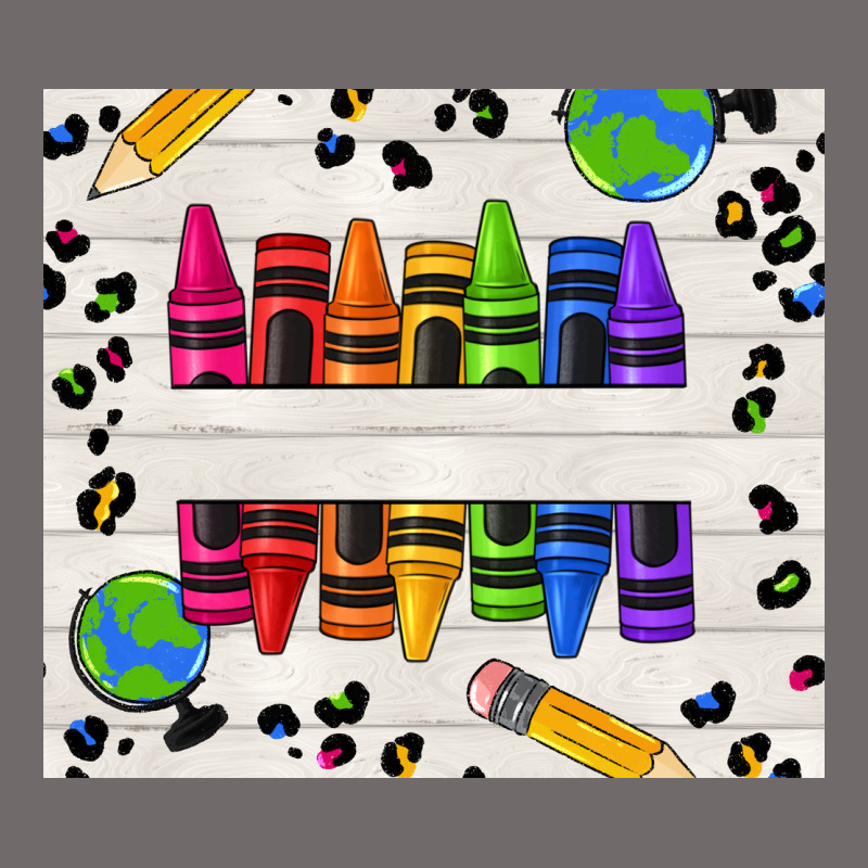 Personalized Crayons Urban Heavy Tee by texasbilliewilder | Teevron