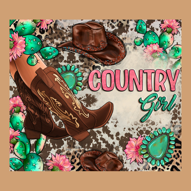 Country Girl Vintage Tee by Zillion Design Studio | Teevron