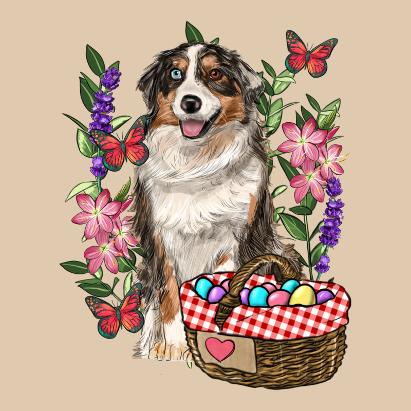 Easter Aussie Australian Shepherd Heavyweight Sweatshirt by RanaPortraitStore | Teevron