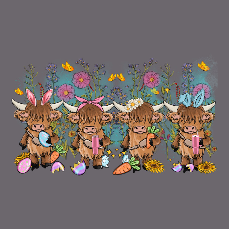 Easter Day Baby Highland Cow Premium Sweatshirt by MaliasSmallBusiness | Teevron
