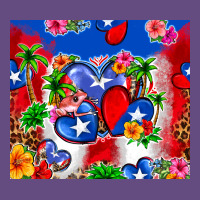 Puerto Rico Hearts Vintage Hoodie | Teevron