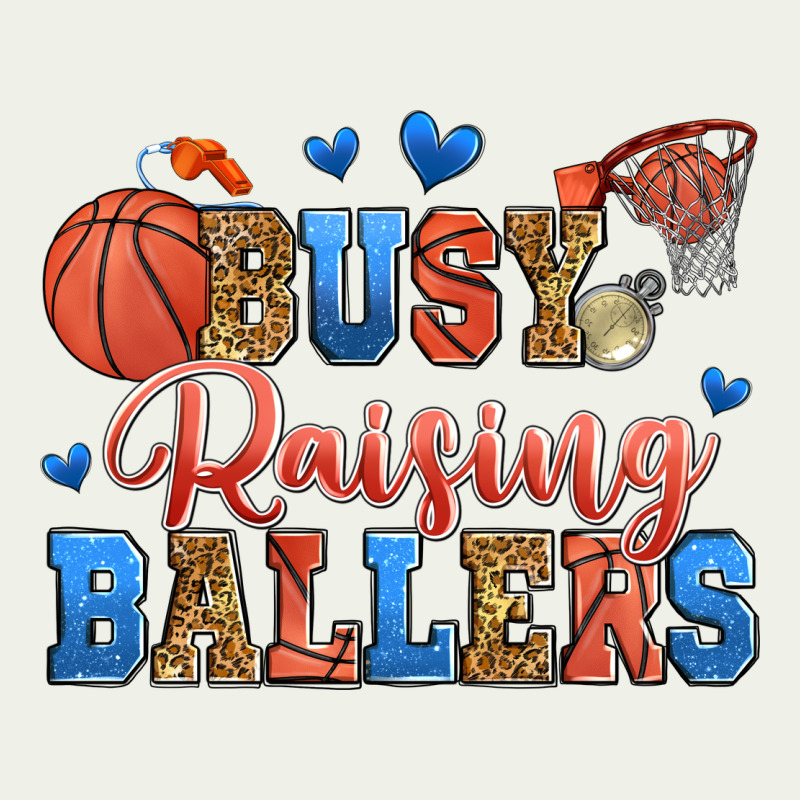 Busy Raising Ballers Basketball Urban Heavy Tee by Zillion Design Studio | Teevron