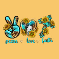 Peace Love Faith Vintage Hoodie | Teevron