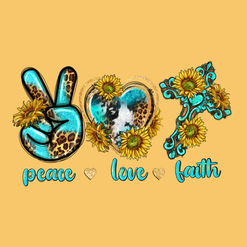 Peace Love Faith Vintage Hoodie by texasbilliewilder | Teevron