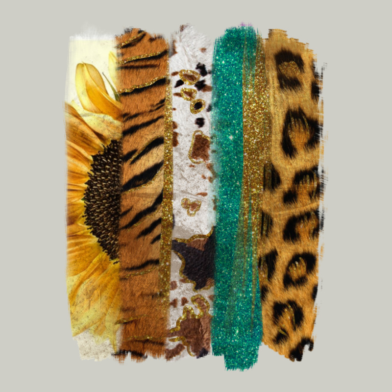 Leopard Sunflower Brush Strokes Heavyweight Hoodie by Jasminsmagicworld | Teevron