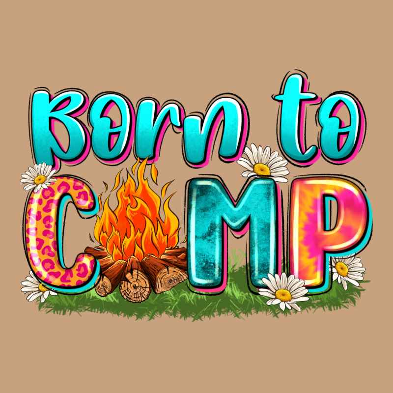 Born To Camp Vintage Tee by Zillion Design Studio | Teevron