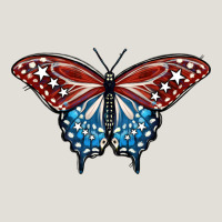 Patriotic American Butterfly Heavy Core Tee | Teevron