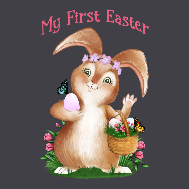 Babies First Easter Girls Heavyweight Hoodie by Jasminsmagicworld | Teevron