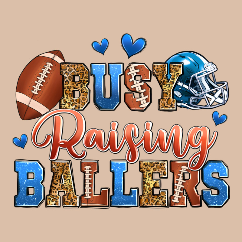 Busy Raising Ballers American Football Urban Heavy Tee by Zillion Design Studio | Teevron