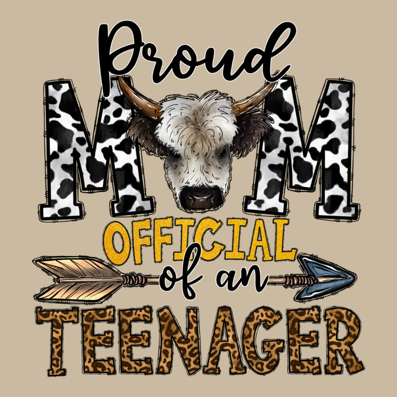 Proud Mom Official Of An Teenager Long Sleeve Tee by CowhideDigitalArt | Teevron