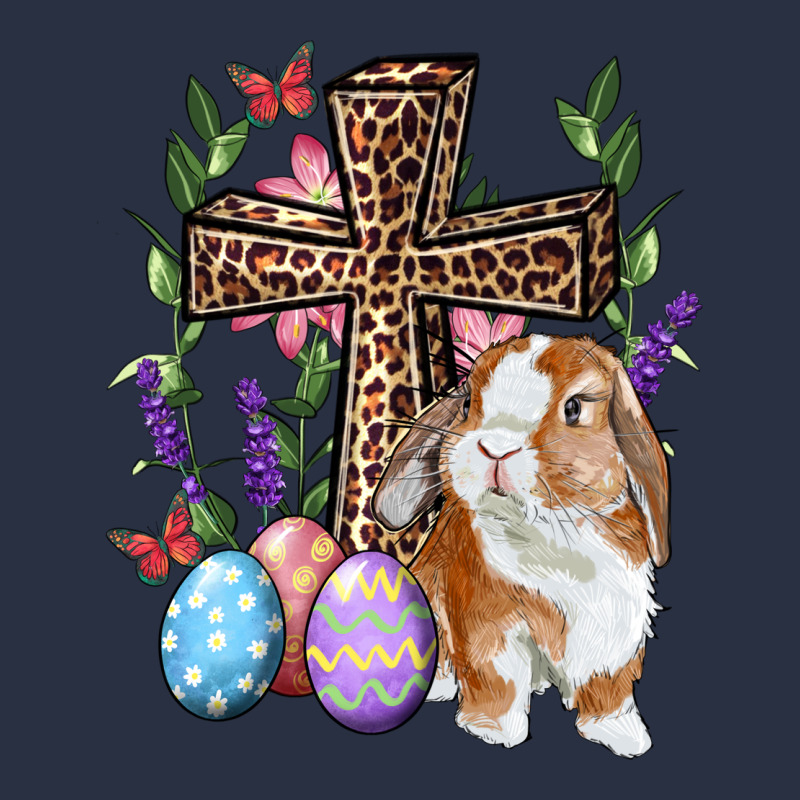 Easter Bunny And Floral Cross Heavyweight Sweatshirt by RanaPortraitStore | Teevron