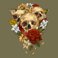 Triangle Flower Skeletons Vintage Hoodie | Teevron
