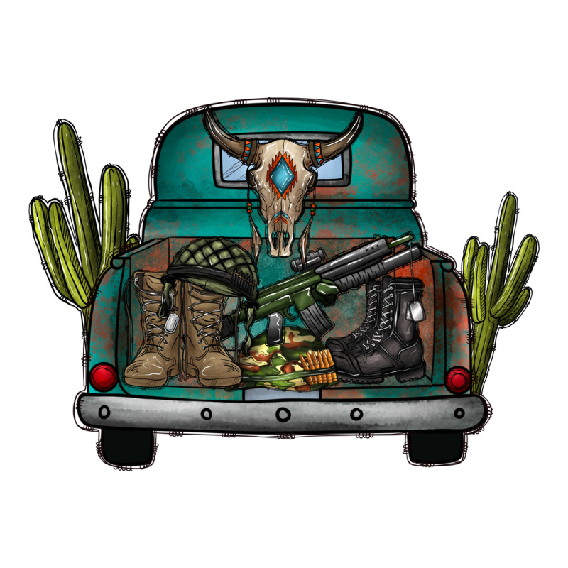 Soldier Truck Long Sleeve Tee by CowhideDigitalArt | Teevron