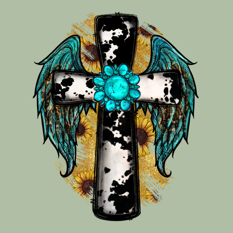Cross Gemstone Wings Urban Heavy Tee by RanaPortraitStore | Teevron