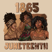 1865 Juneteenth Melanin With Afro Heavyweight Sweatshirt | Teevron