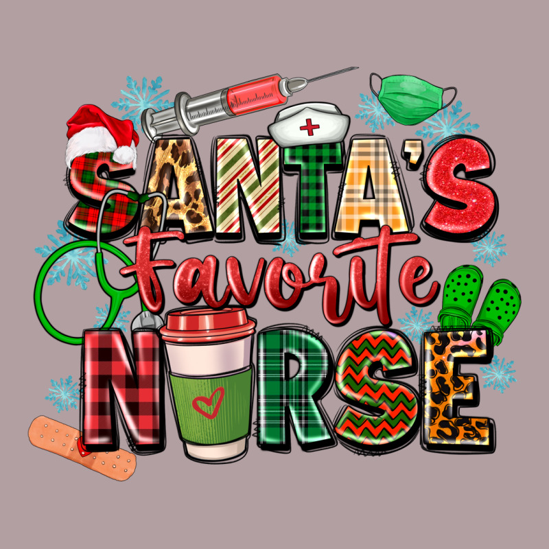 Santa's Favorite Nurse Vintage Hoodie by Zillion Design Studio | Teevron