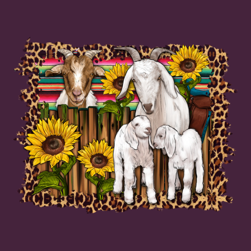 Gats Baby Gots Sunflowers Wooden Serape Leopard Premium Tee by Artiststas | Teevron
