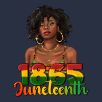 1865 Juneteenth With Afro Black Woman Heavyweight Sweatshirt | Teevron