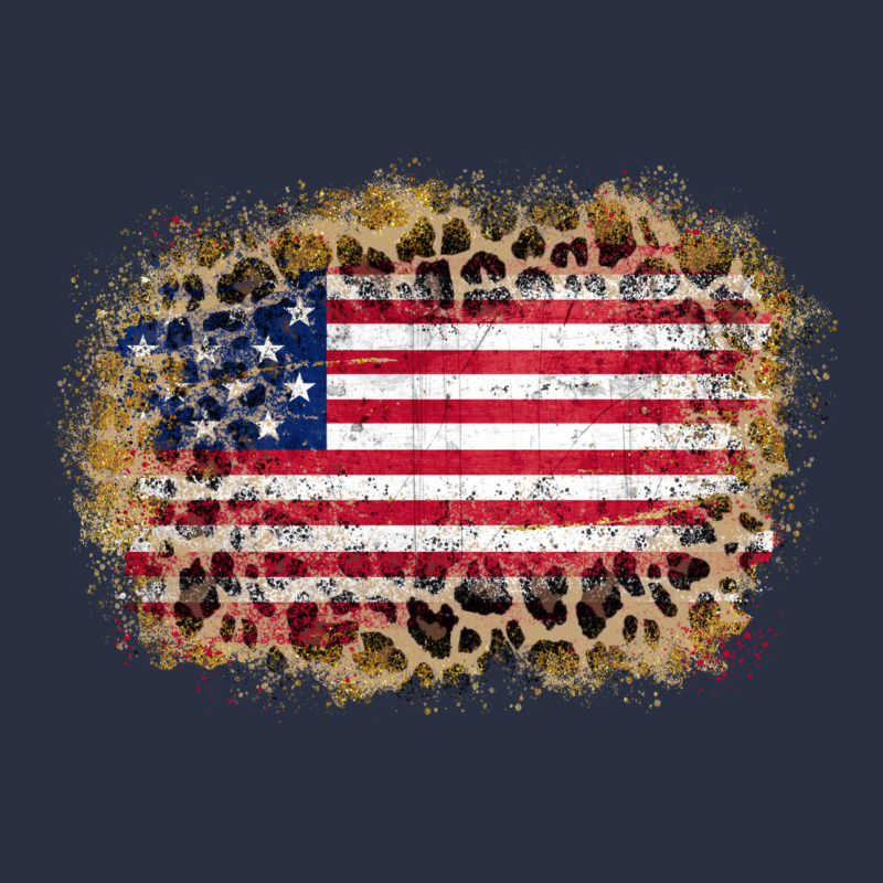 America Leopard Glitter Flag Heavyweight Sweatshirt by Zillion Design Studio | Teevron